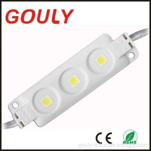Injection LED Module Light with Lens, 0.48W/12V DC Voltage and Single/RGB Colors, Water-resistant